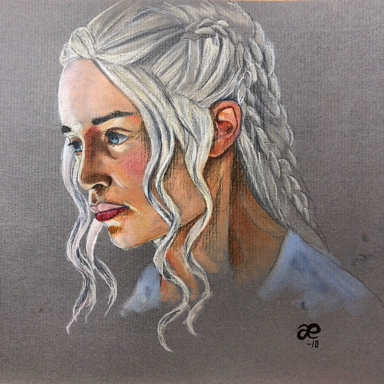 Mother of Dragons Sandman daenerys targaryen pastell frgpennor Mother of Dragons Sandman daenerys targaryen pastell frgpennor