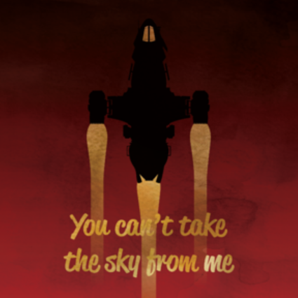 You cant take the sky from me Sandman firefly background